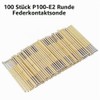 Pogo Pins, Pack of 100 P100-E2 Spring Contact with 1.5
