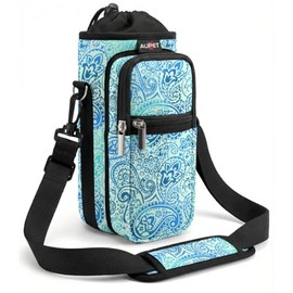 AUPET Insulated Water Bottle Sling Bag with Pockets