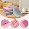 Rachan 11Pack Kitchen Dish Cloths Reusable Dish Towels,Super Absorbent Coral