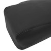 SCITOO Auto Black Leather Armrest Center Console Lid Skin Cover
