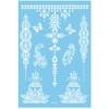 EROSPA® Temporary Tattoo Sheet Wedding Gothic Hand Arm Wrist Warmers