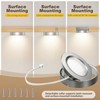 Smart Under Cabinet Lights Plug In, 6 Pack LED Puck