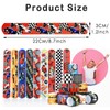 Acuiwer 24 PCS Slap Bracelets Racing Slap Bands Party Bags