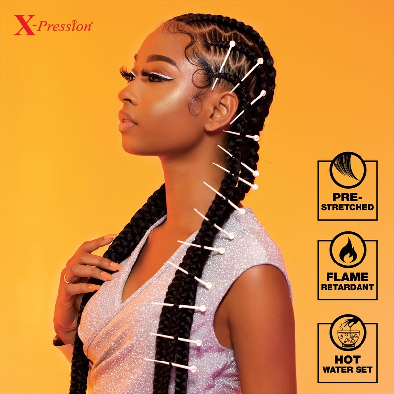 Sensationnel X-pression prestretched braiding hair - 3x braid 50 inch