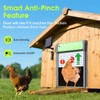 HOWOOIUA Upgraded Automatic Chicken Coop Door Solar- Chicken Coop Door