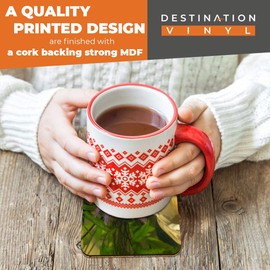 Great Coasters (Set of 2) Square/Glossy Quality Coasters/Tabletop Protection for Any Table Type - Axolotl Aquarium Dragon Fish #3066