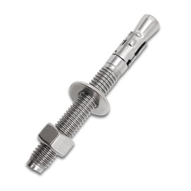 Napredak 1/2" x4-1/2 Wedge Anchor for Concrete and Cement, Stainless Steel Screw Bolt Expansion Fastener for Industrial, Heavy Duty Wall Anchor, 8 pcs