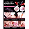 TOROKOM 120 PCS Dual Nail Forms for Poly Extension Gel,