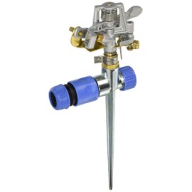 Safety 3 SSP-8 Metal Sprinkler Wide Range Rotation Type Sprinkler Water Sprinkler Estimated 66.4 ft (20 m)