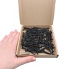 Pack of 100 Black Phosphate Carbon Steel 3.5 x 55mm