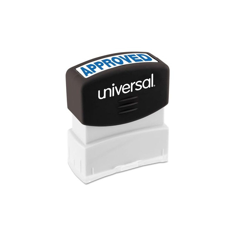 Universal Message Stamp, Approved, Pre-Inked One-Color, Blue