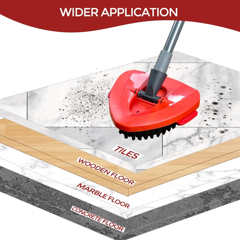 Scrub Brush Mop Head for Vlieda EasyWring 1 Tank System,