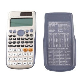 Cuifati Scientific Calculator Full Function Calculator LCD Display Handheld Plastic Portable Calculator