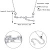 BriLove 925-Sterling sterling-silver round-shape colorless cubic-zirconia
