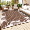 Ileading Outdoor Rug Carpet for Patio 5' x7' Waterproof Reversible