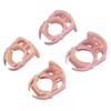 ADL Fuel Line Retainer Clips, Pink Plastic, 4-Pack, Ford Pipe