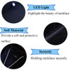 GBYAN Pendant Necklace Box with LED Light Necklace Gift Box