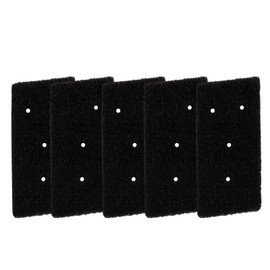 Set of 5 Replacement Sponge Filters for Bauknecht Privileg Whirlpool HX 481010716911 Heat Pump Dryers 5-Hole Design Condensing Dryer Foam Filter (Size: 230 x 115 x 14MM)
