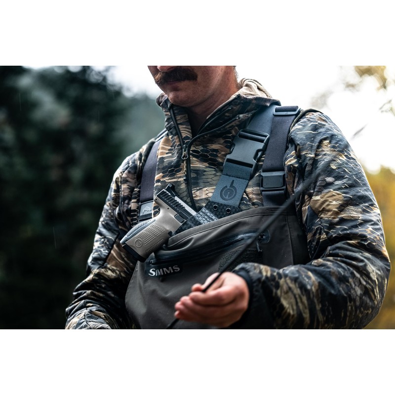 The Original Kenai Chest Holster for a Walther - Black