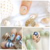 Ipetboom Elegant Sea Shell Nail Art Decorations Set 3D Shell