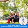Swing Attachment Rope with Swing Hook, 100 cm Swing Tree