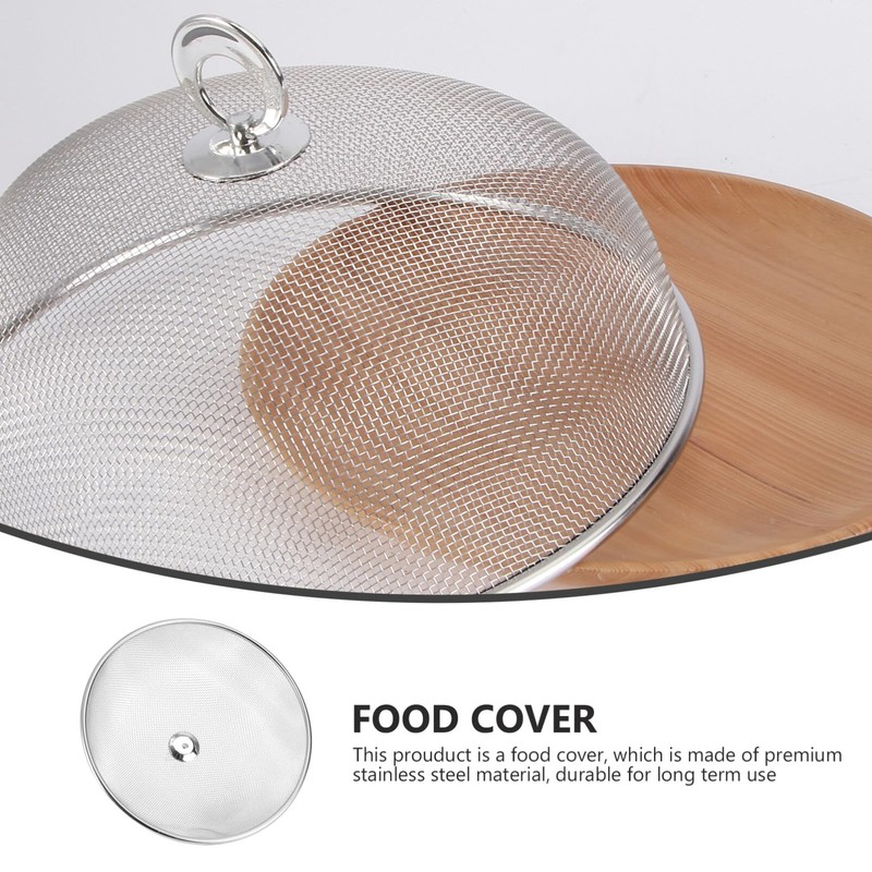 Cabilock Stainless Steel Food Umbrella Foldable Food Cover Tent for