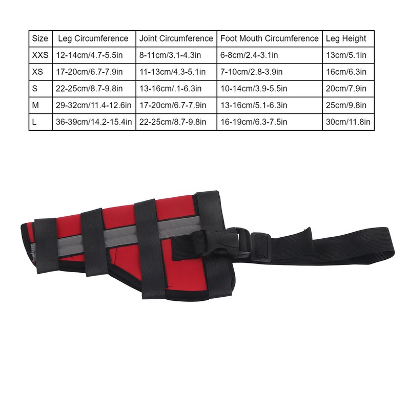Dog Hind Leg Brace Breathable Comfortable Stable Support Pet Knee