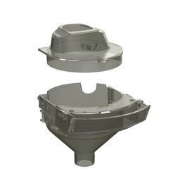 Baby Brezza Formula Pro Mini Replacement Funnel & Cover, Grey