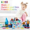FNJO Toy Storage Bin,Foldable Toy Organizer with Lid, Playroom Organizer,Toy