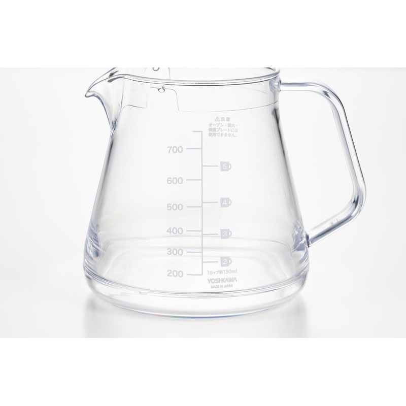 Yoshikawa 1106225 Coffee Server, 25.5 fl oz (750 ml), Brown