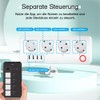 Offgridtec Smarte 4-Fach Steckdosenleiste + 2X USB-A und 2X USB-C