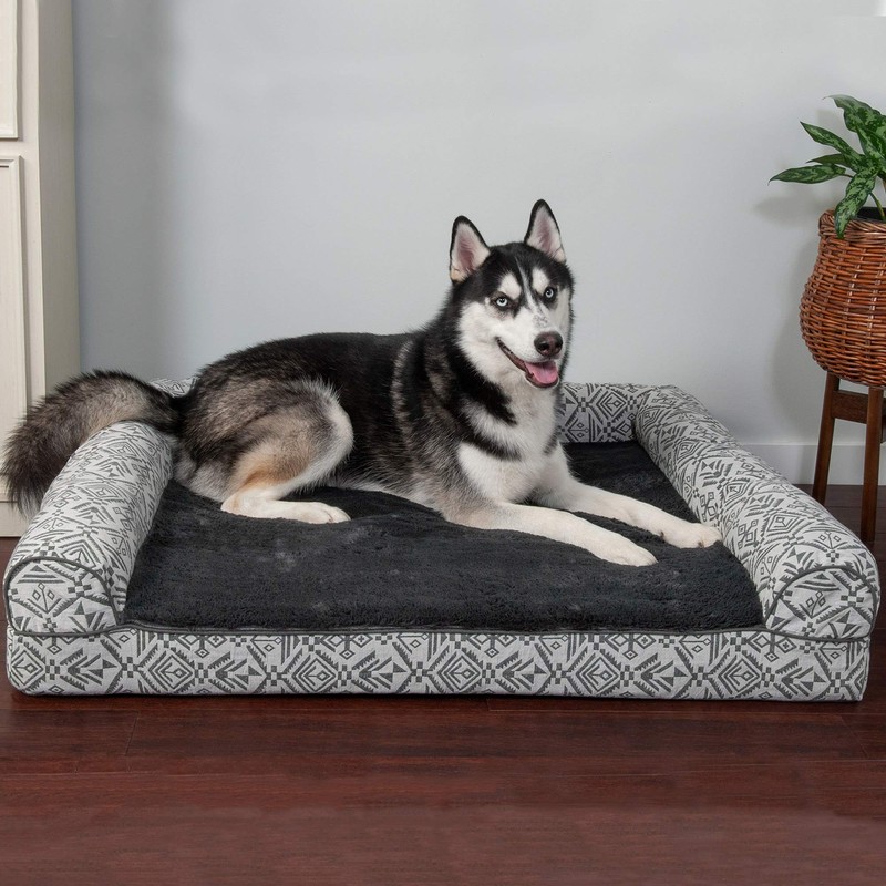 Furhaven Pet Bed for Dogs and Cats - Plush and