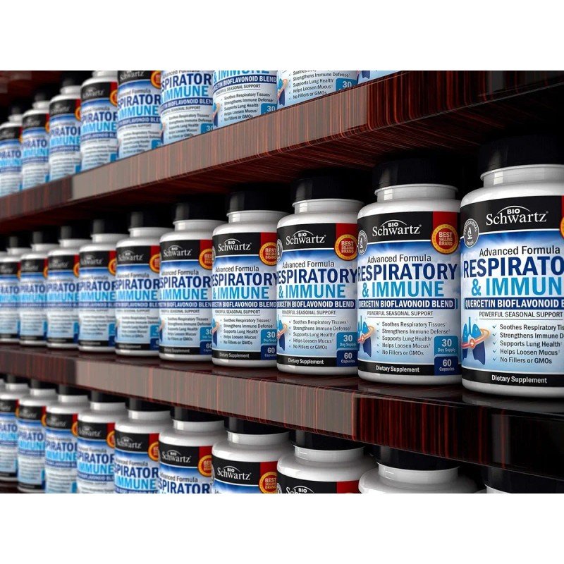 Bioschwartz Respiratory Immune Support Capsules 60 Caaps Sabor Sin Sabor