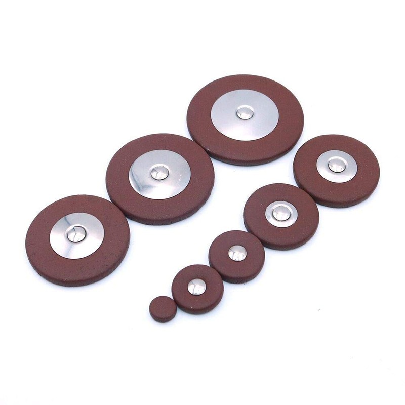 Alnicov 25Pcs Sax Leather Pads Replacement Accessories for Alto Saxophone