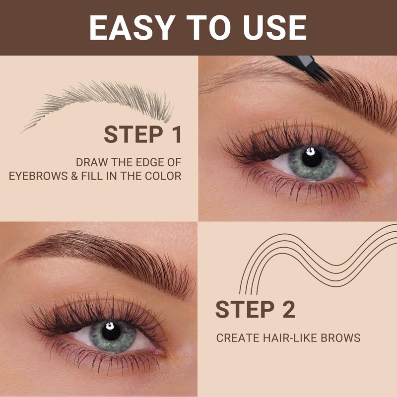 iMethod Eyebrow Pencil with Micro 4 Fork Tip - Microblading