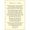 Prayer Before Mass, Prayer After Mass, Prayer Card, 4x6 inches,