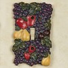 Tuscan Grape Strawberry Apple Pear Fruit Kitchen Dining Room Single