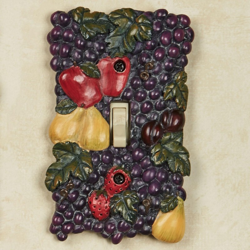 Tuscan Grape Strawberry Apple Pear Fruit Kitchen Dining Room Single
