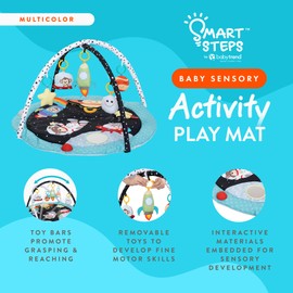 Smart Steps® Baby Sensory Activity Play Mat, Space Friends