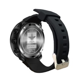 CakCity Military Tactical Watch for Men - Outdoor Sports Watch with Compass, Barometer, Altimeter, and Step Counter - Hiking Digital Wrist Watch