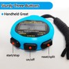 MUSHPORT Waterproof Stopwatch Timer Only Stopwatch Mode, ON/Off Silent No-Clock