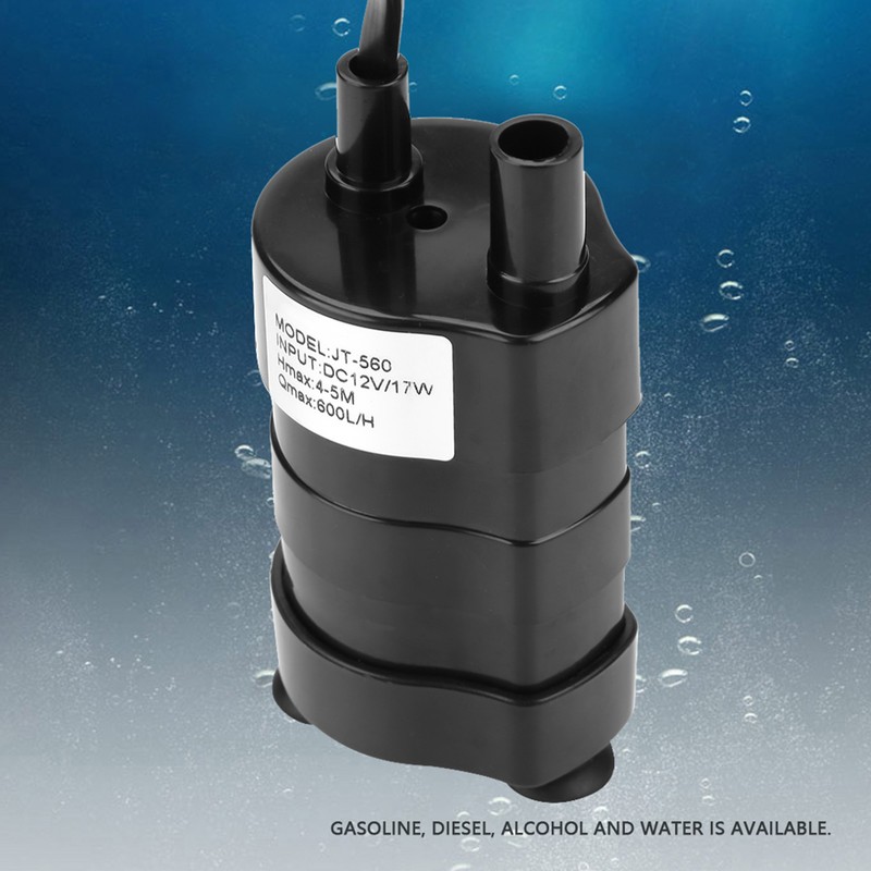 Mini High Hydraulic Head DC Brushless Submersible Water Pump 12V