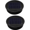 Fransande-10cm Pack of 2 Large Solar Light Replacement Top for