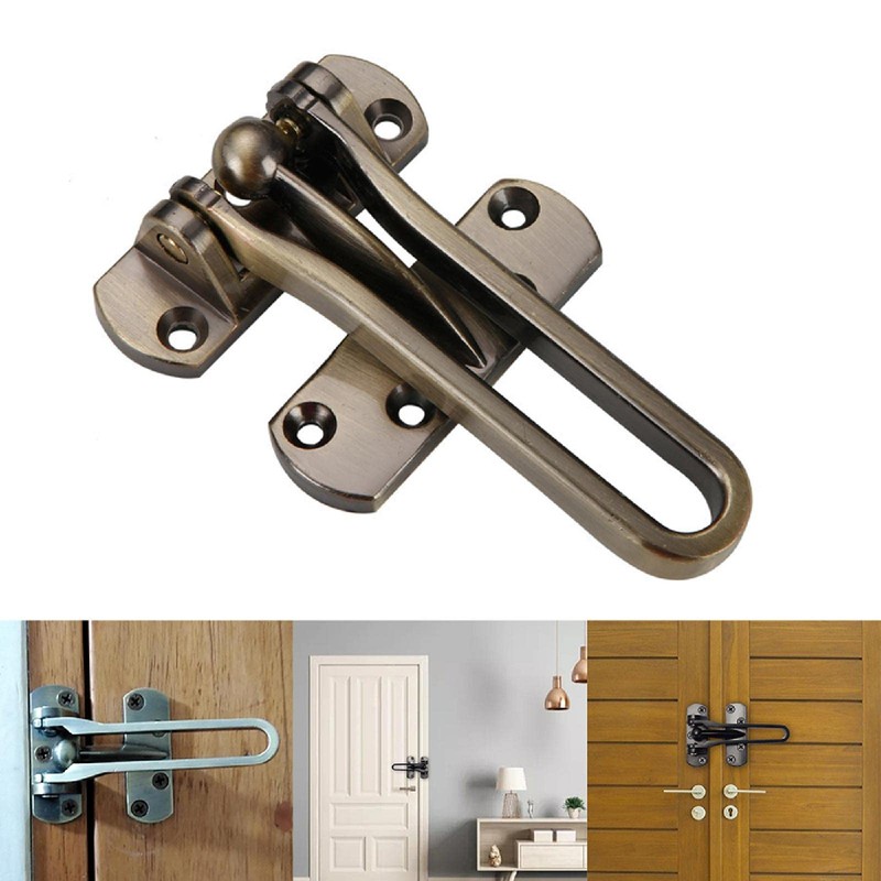 Front Door Restrictors, Security Chain Limiter Zinc Alloy Door Protector