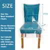 Drihara 2 Pack Plastic Dining Chair Covers (2)