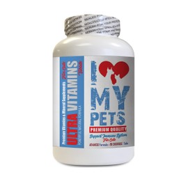 I LOVE MY PETS LLC cat Vitamins Senior - Ultra Vitamins - CAT Health - Mineral Boost - Senior cat Treat - 90 Treats (1 Bottle)