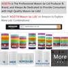 AOZITA 10 Pack REGULAR Mouth Mason Jar Lids for Ball,