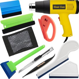 Spanno Car Vinyl Wrap Tool Kit, Heat Gun for Vinyl Wrap includes Heat Gun, Vinyl Wrap Squeegees, Vinyl Cutter, Silicone Squeegees