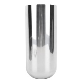 EVGATSAUTO Jarrón de Acero Inoxidable, Vaso de Metal para Flores, Centro de Mesa Decorativo para Bodas y Aniversarios, Decoración del Hogar Moderna