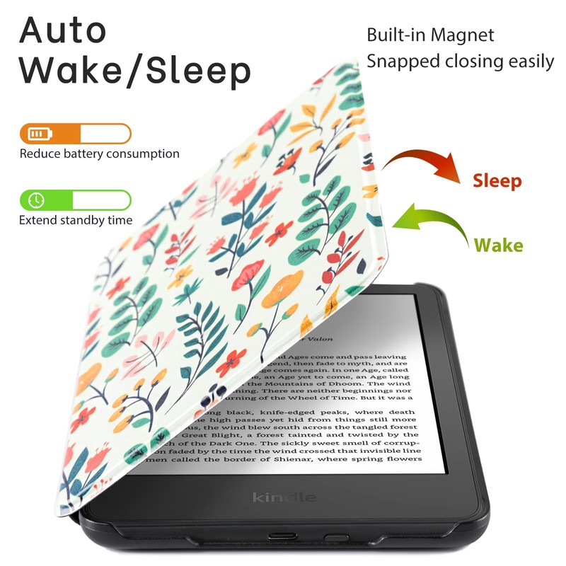 CoBak Case for All New 6 Inch E-Reader 2024 and